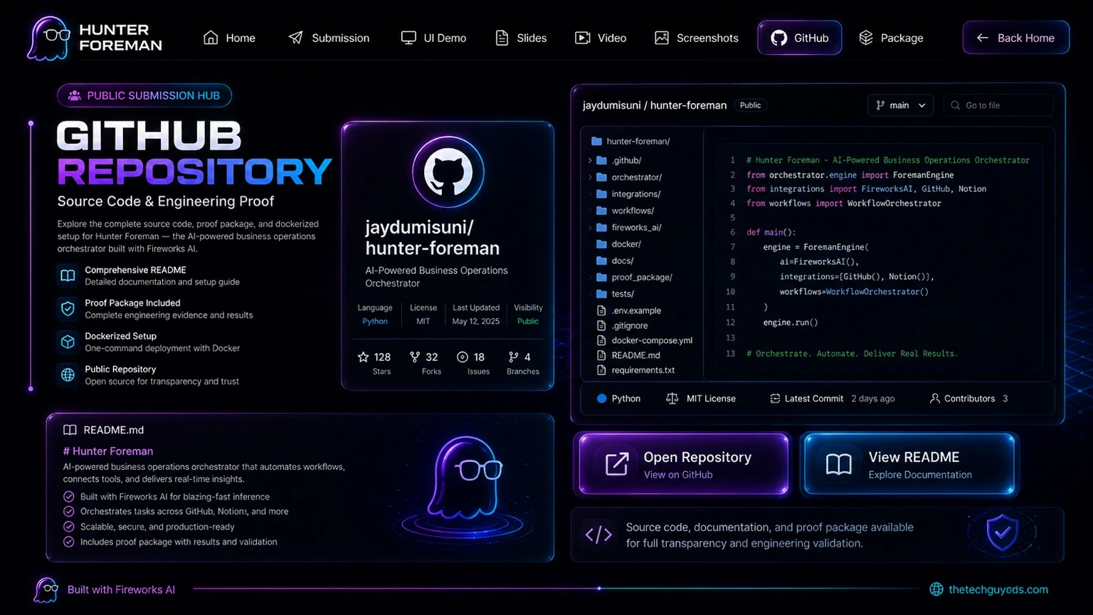 Hunter Foreman github page